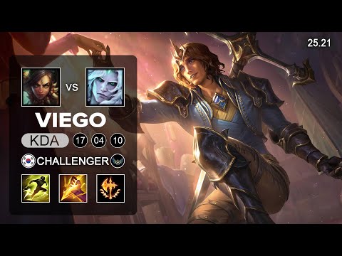 Viego vs Nidalee Jungle - KR Challenger - Patch 25.21 Season 15