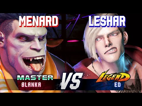 SF6 ▰ MENARD (Blanka) vs LESHAR (Ed / Terry) ▰ High Level Gameplay