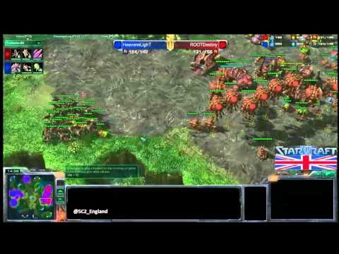 HeavensLighT vs ROOTDestiny - ZvZ