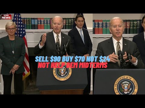Biden sell oil $90 & buy $70, Dems blocked $24; Q: SPR release to help Democrats in the midterms?