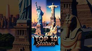 Top 10 statues of the world #top #india #usa #egypt #shorts #ytshorts #facts #history