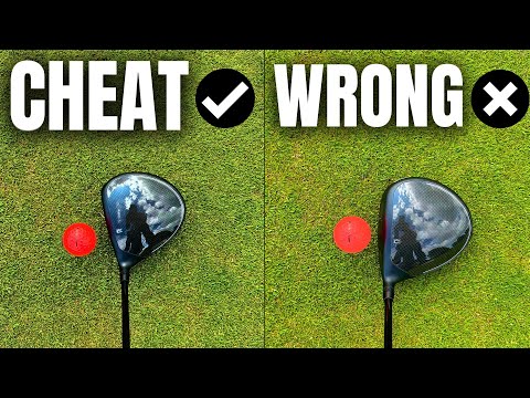 DO NOT SQUARE THE CLUB FACE AND START IT IS LIKE THIS INSTEAD! (CHEAT METHOD)
