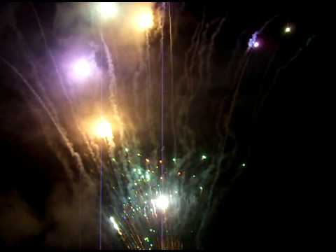 Fan shape cake-rainbow