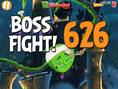 Angry Birds 2 Boss Fight 85! Chef Pig Level 626 Walkthrough - iOS, Android