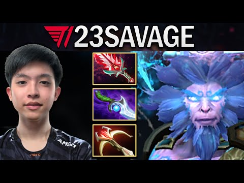 T1.23SAVAGE MONKEY KING WITH 23 KILLS - DOTA 2 7.30E GAMEPLAY