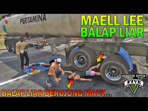 PREMAN TERKUAT BALAP LIAR NABRAK TRUK!!  - GTA 5 YOUTUBER KOCAK PARODY