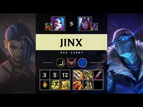 Jinx ADC vs Varus - EUW Grandmaster Patch 25.08