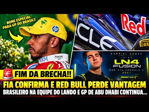 CONFIRMADO! FIM DA BRECHA DA RED BULL! BRASILEIRO NA EQUIPE DO NORRIS E BONE DO HAMILTON ESPECIAL