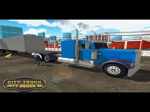 City Truck Duty Driver 3D Video