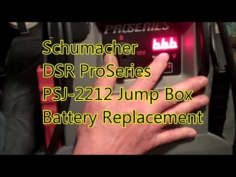 Schumacher DSR ProSeries Jump Box Battery Replacement | PSJ-2212
