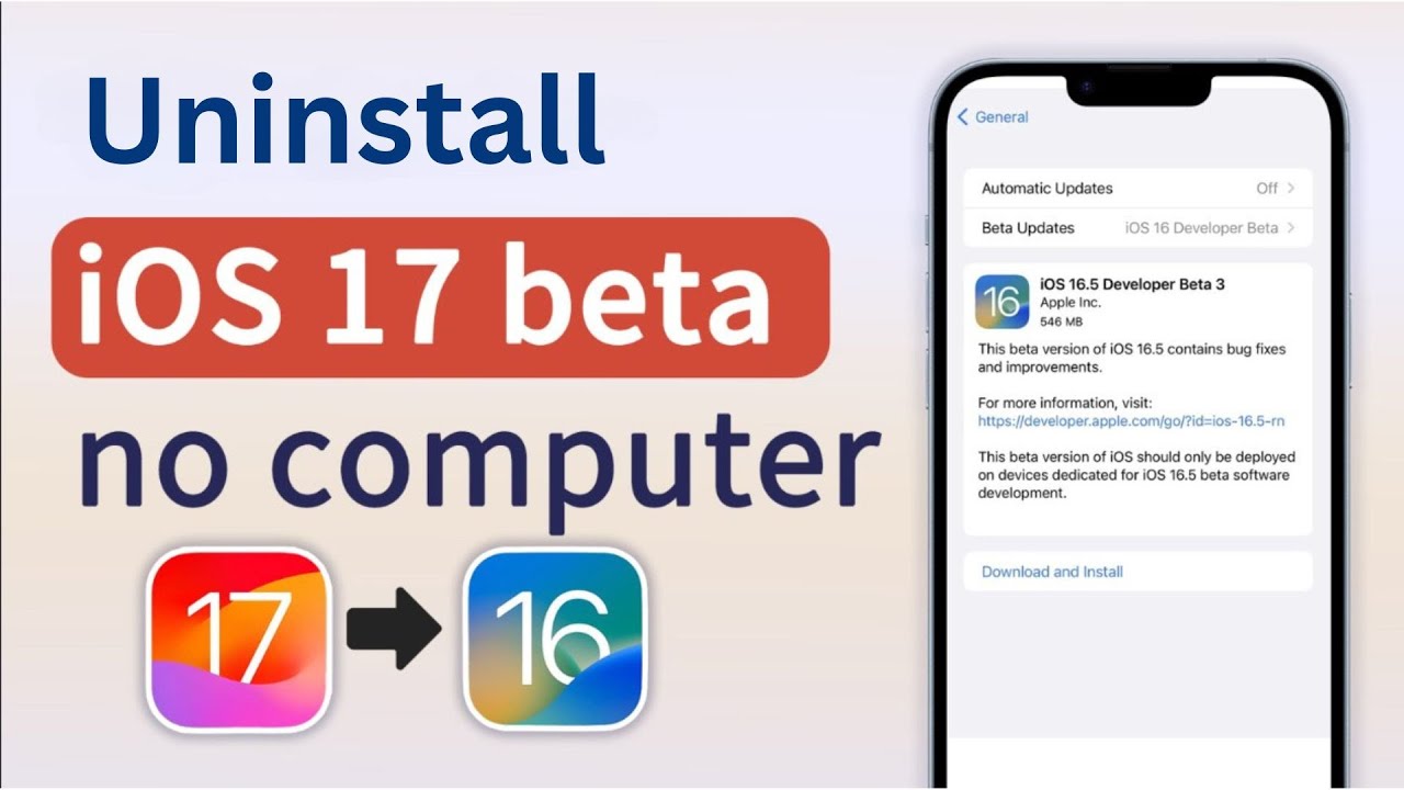 How to Remove iOS 17 Beta Without Computer