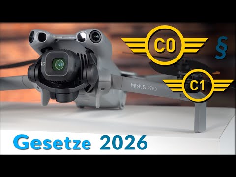 EU Drohnenverordnung - DJI Mini 5 Pro - Drohnen Gesetz Drohnenklasse C0 / C1