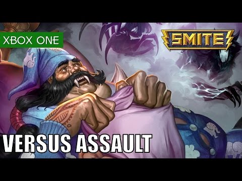 SMITE Gameplay Xbox One Assault Versus as Kumbhakarna - Working that big fat gut