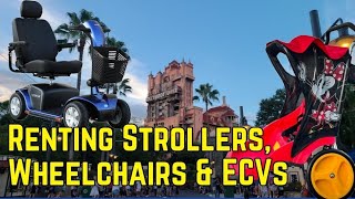 Renting Strollers, ECVs And Wheelchairs at Walt Disney World: What You Need to Know! 🏰🛴