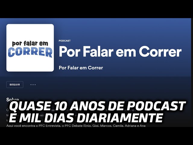 QUASE MIL DIAS correndo diariamente e 10 ANOS de Podcast | ft. Enio Augusto | ft. Enio Augusto