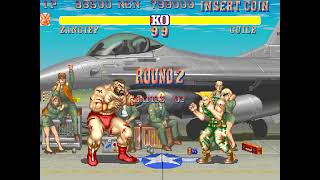 Street Fighter II: The World Warrior (Arcade World 910522 version) Zangief Run