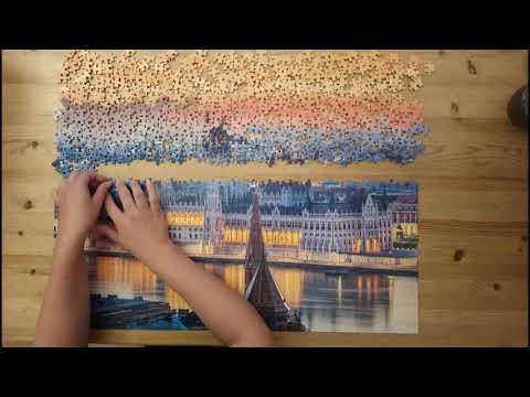 Super satisfying and relaxing reverse puzzle - "Parliament Building, Budapest" - 1000 pcs.