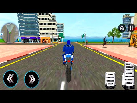 US Police Prado & Bike Gangster Chase Simulator - Android Gameplay #4