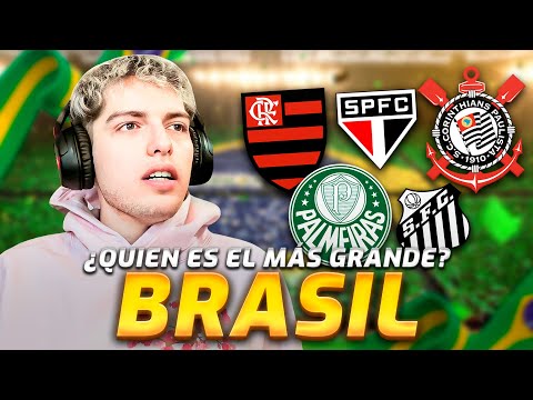 ¿QUIEN ES EL MAS GRANDE DE BRASIL? ¿FLAMENGO, SAO PABLO, CORINTHIANS, SANTOS o PALMEIRAS? (2023)