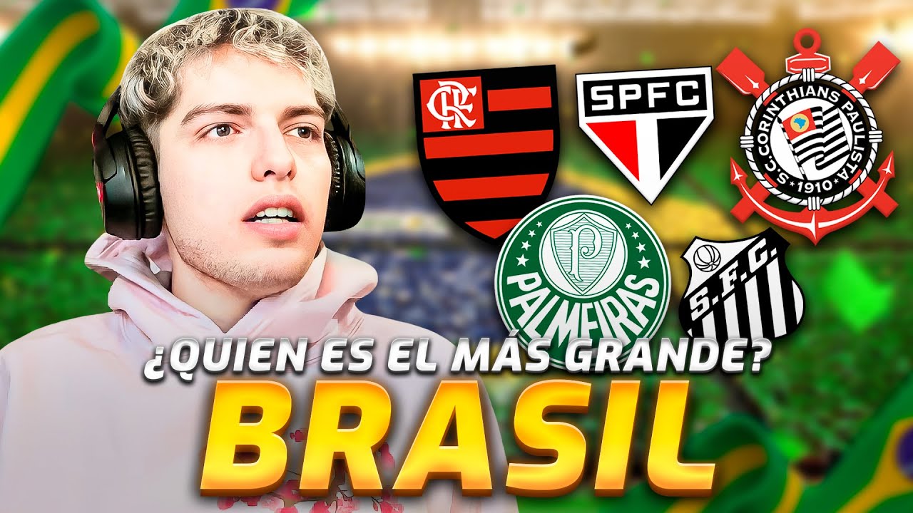 ¿QUIEN ES EL MAS GRANDE DE BRASIL? ¿FLAMENGO, SAO PABLO, CORINTHIANS, SANTOS o PALMEIRAS? (2023)