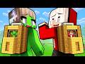 JJ and Mikey Built SECRET BASES Inside Their Girlfriends' Backpacks...