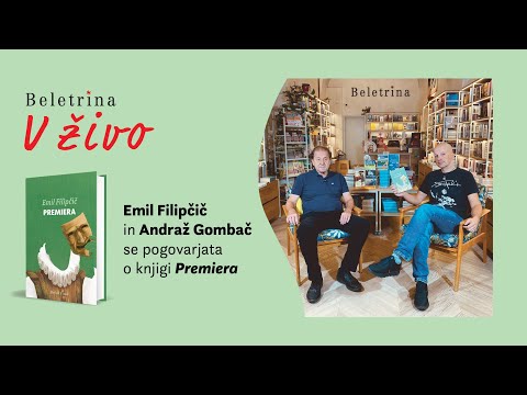 Naslovnica: Beletrina v živo: Emil Filipčič: Premiera