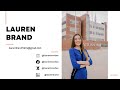 Lauren Brand 2023 Weather Reel