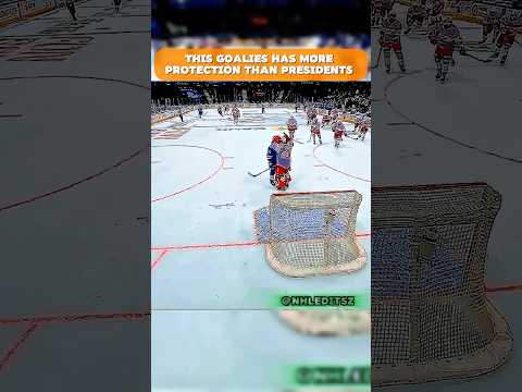 The consequences of touching the goalie are clear 😂 #nhl #hockey #sports #shorts￼