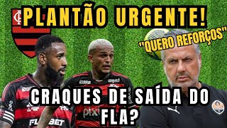 ???? PLANTÃO URGENTE! quinta-feira AGITADA! ÚLTIMAS notícias DO FLAMENGO!