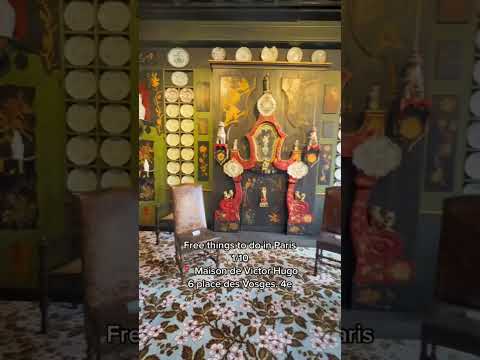 COISAS GRATUITAS PARA FAZER EM PARIS 1/10: Casa de Victor Hugo