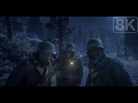 Belgium / The Ardennes Forest Ambush , December 1944｜Call of Duty WW2 - 8K