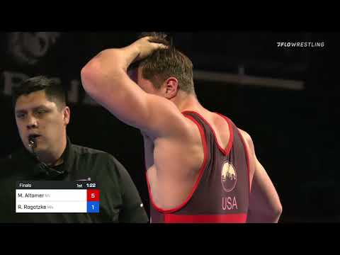 182 Lbs Final - Michael Altomer, New York Vs Ryder Rogotzke, Minnesota 8689