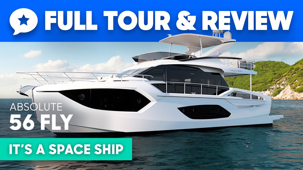 Absolute 56 Fly Yacht Tour & Review