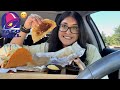 TRYING TACO BELL S SHREDDED BEEF GRILLED CHEESE DIPPING TACO MORE
