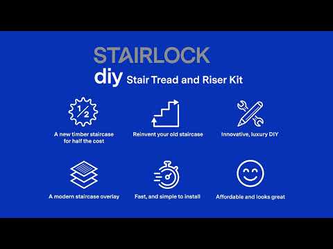 Why choose STAIRLOCK DIY Stair tread and riser kit.