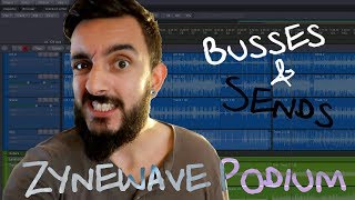 Video thumbnail for How to use Busses and Sends in Zynewave Podium Tutorial - DIY Band by DIY Band