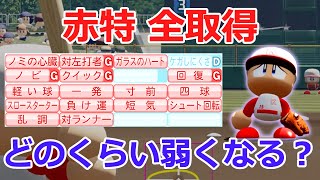 【衝撃！】投手の赤特能を全て付けると、どのくらい成績が下がるのか？オーペナで検証！【パワプロ2022】【ゆっくり】