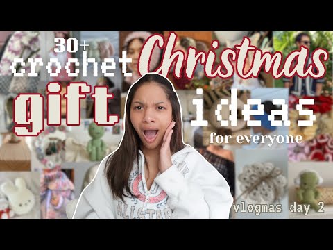 crochet christmas gift ideas for everyone 🎄| VLOGMAS DAY 2