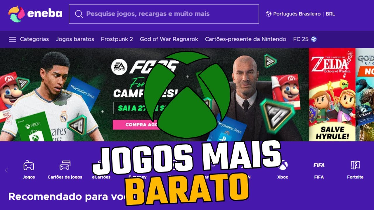 PROMOÇÕES XBOX NO ENEBA - 23/09/2024 - BORA COMPRAR?
