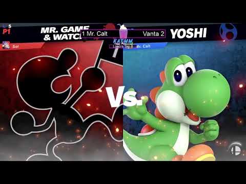 Mr Calt(Link Yoshi) vs Vanta(Mr Game & Watch) Milk Machine 37 losers top 8