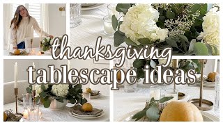 SETTING THE TABLE FOR THANKSGIVING | THANKSGIVING DECORATING IDEAS 2022 | CARAWAY REVIEW
