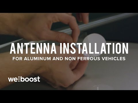 Antenna Installation For Aluminum or Non Ferrous Trucks And Cars | weBoost