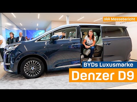 180 km Hybrid-Reichweite und Grill größer als bei BMW - Denza D9 im Hands-On | EFAHRER