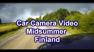 preview picture of video 'Midsummer in Finland Car Camera Video Lappajärvi 21.6.2014'