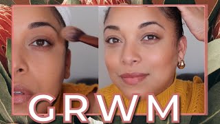 Natural Hair & Makeup using *NEW* to me  Shea Moisture JBCO Gel Revlon Mented Merit & More