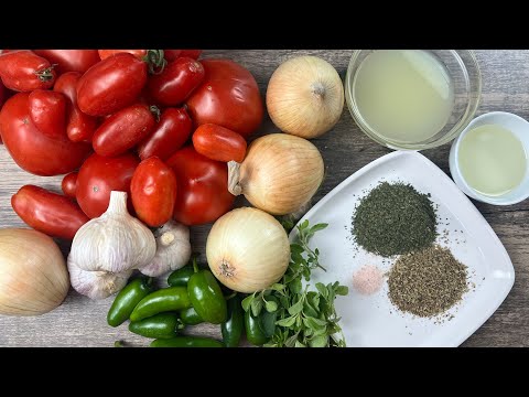 The Best Homemade Mexican Style Salsa!
