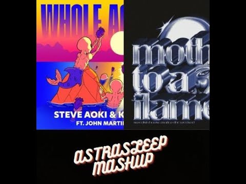 WHOLE AGAIN x MOTH TO A FLAME - STEVE AOKI X KAAZE FT.THE WEEKND & JOHN MARTIN ( ASTRASLEEP MASHUP )