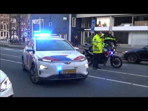 Verschillende hulpdiensten met spoed onderweg in Amsterdam O a ongeval letsel