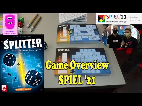 Splitter, Game Overview at Essen SPIEL '21 - New Game Releases