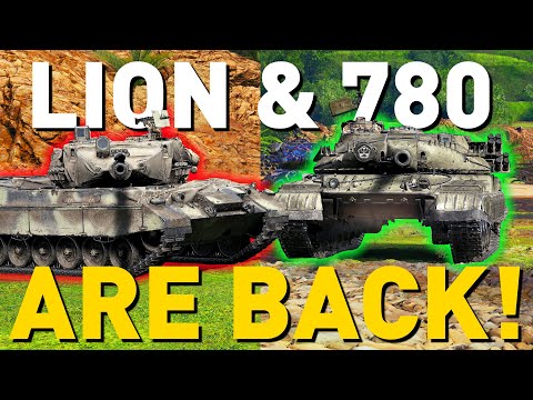 LION and OBJ. 780 are BACK in World of Tanks!